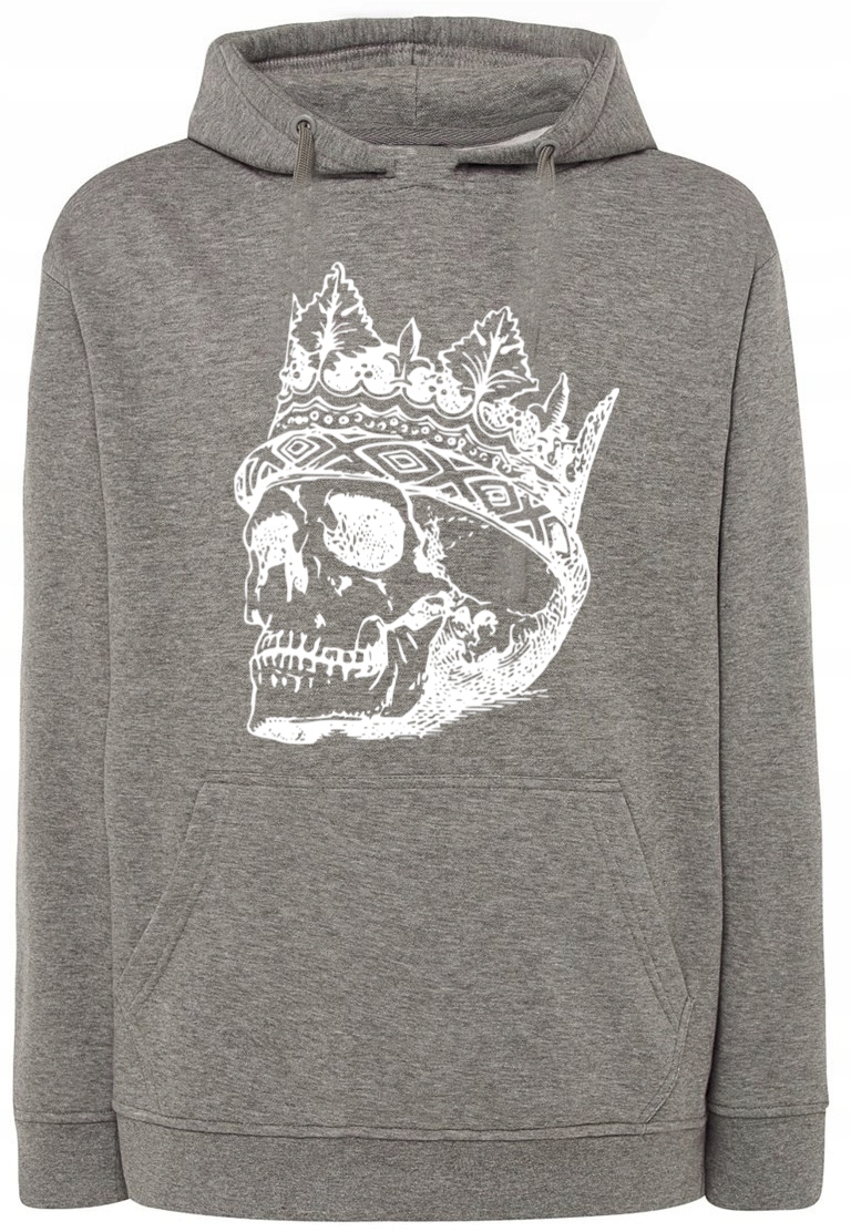 Mikina s potiskem Lebka Skull Král King vel. 3XL