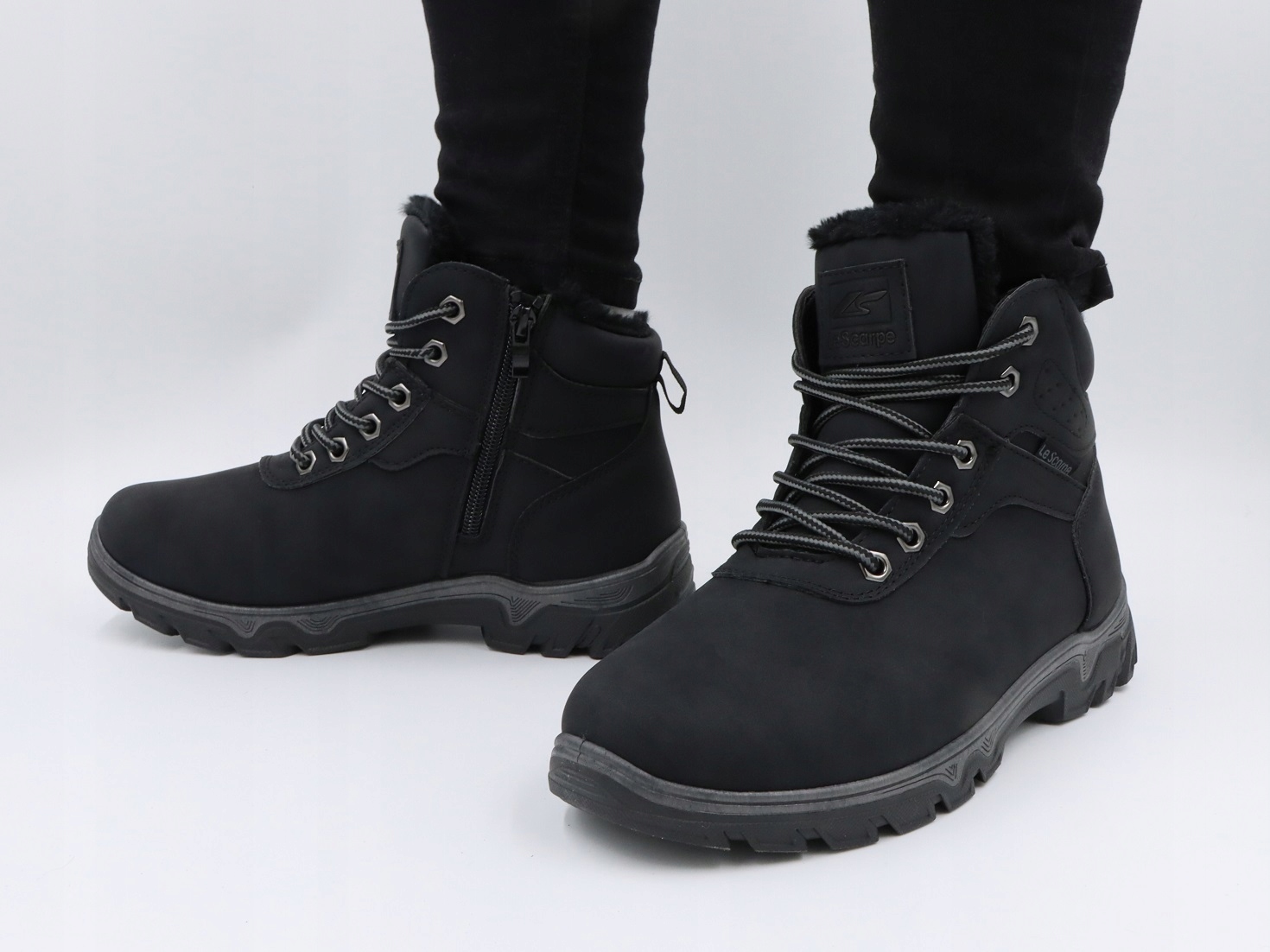 Trapery młodzieżowe buty zimowe uniseks damskie męskie 7124-1 r.39 Marka Linshi