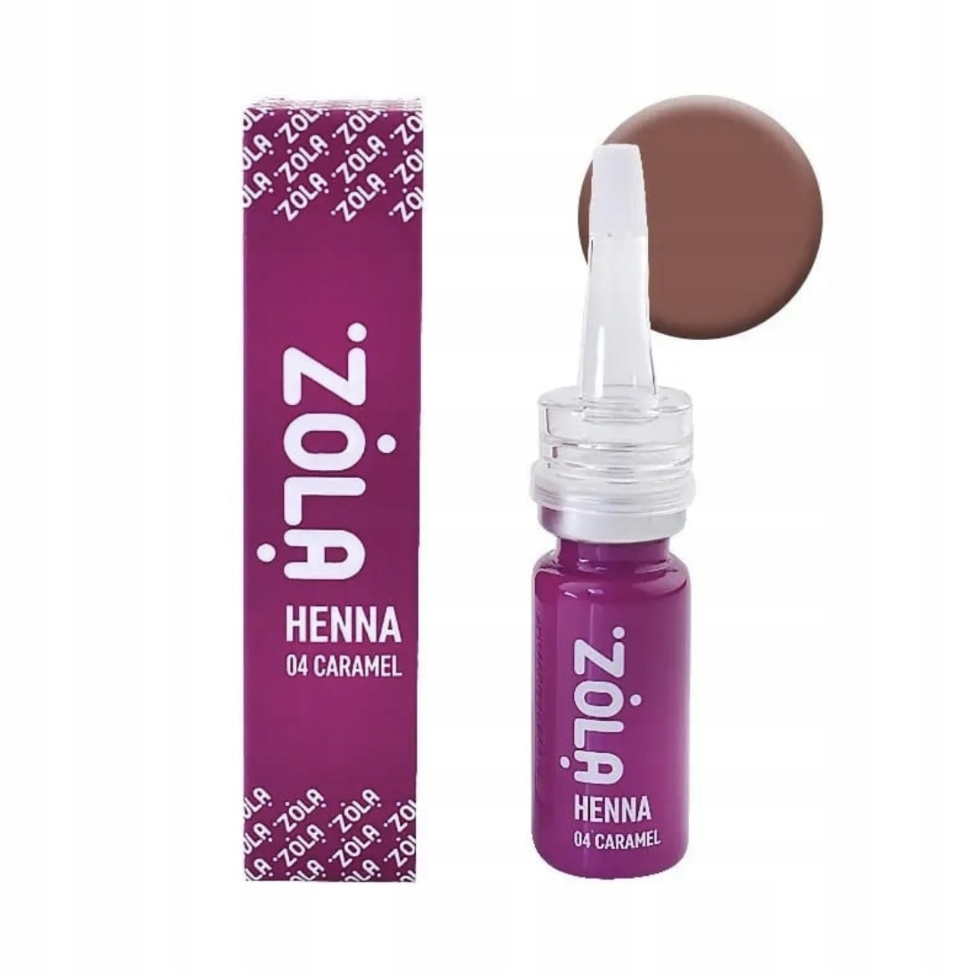 Zola Henna na barvení obočí 10g 04 caramel
