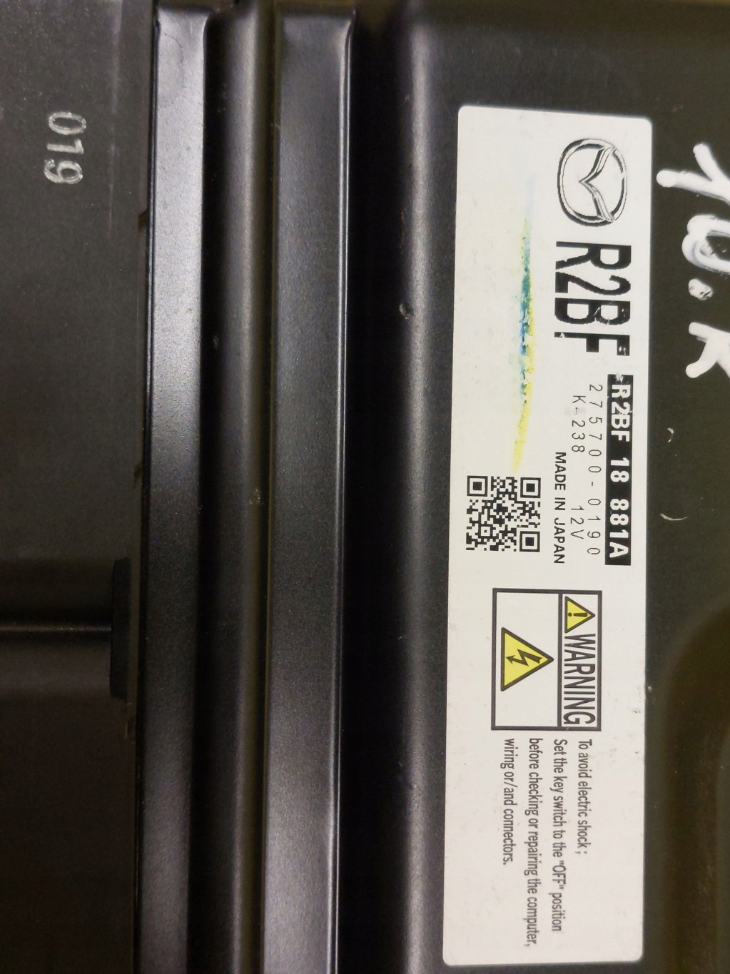 MAZDA 6 II 2.2 D control unit of the engine 2757000190