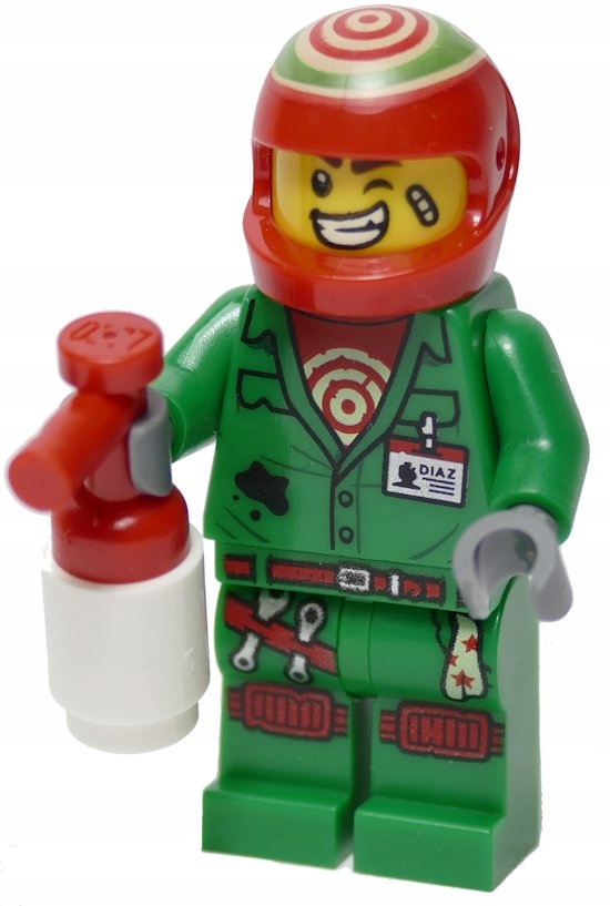 

Lego Mechanik Z Gaśnicą Nowy