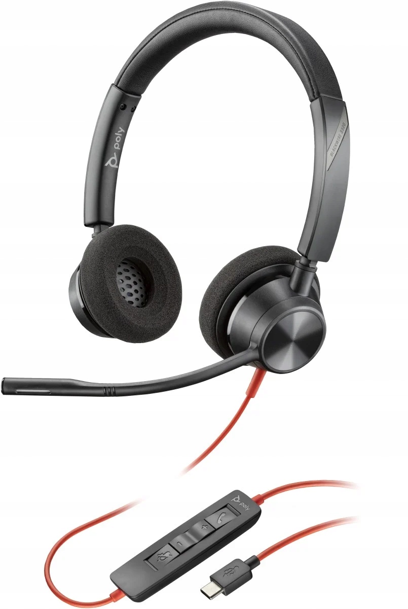 Hp Poly Blackwire 3320 Stereo Usb-c Headset Usb-c/a adaptér pro sluchátka