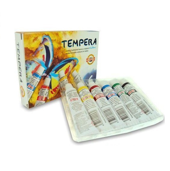 FARBY TEMPERY 162547 16ML 6 KOLOROWE 5129