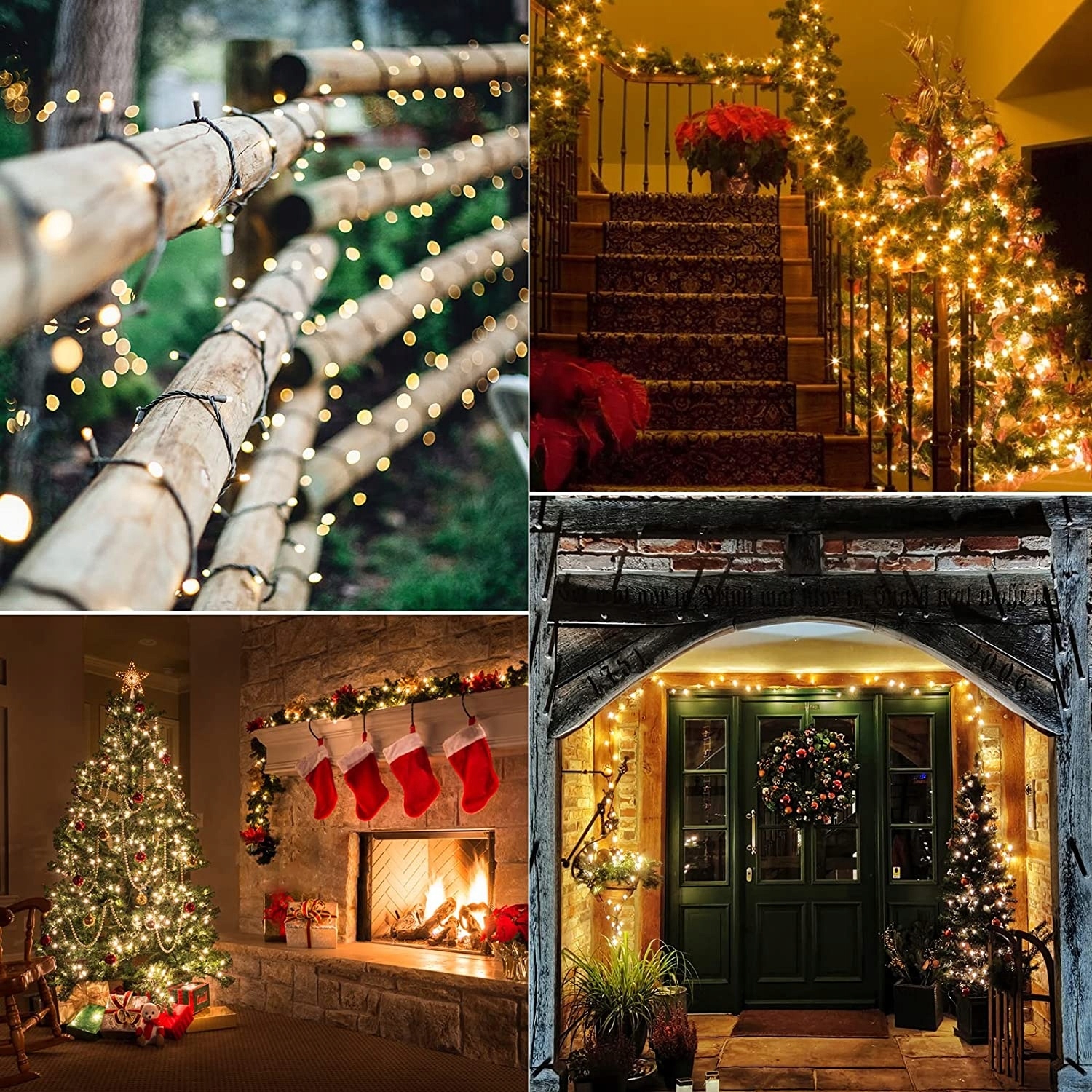 500 LED LAMPKI ŚWIATEŁKA CHOINKOWE CIEPŁY BIAŁY ZEWNĘTRZNE WEWNĘTRZNE 38M Marka bez marki