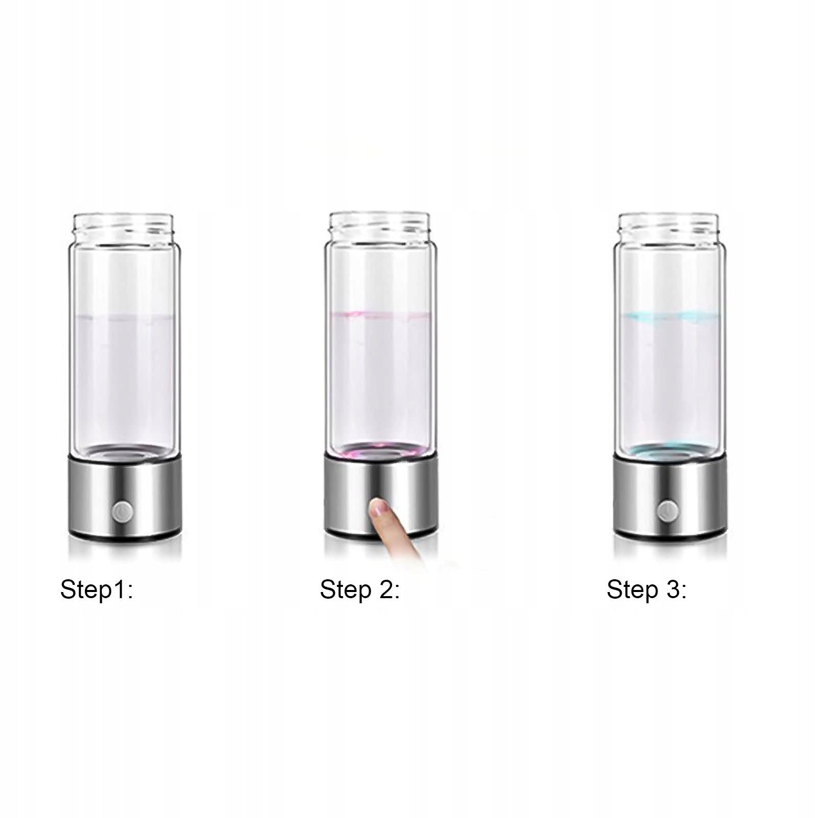 JONIZATOR GENERATOR WODY WODOROWEJ ALKALICZNEJ Waga produktu 0.5 kg