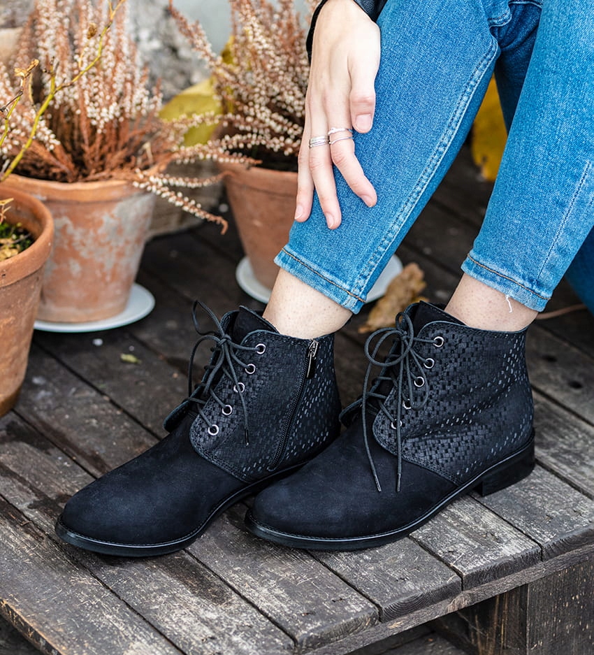 Dámské kotníkové boty Higo 2119 Černá 40