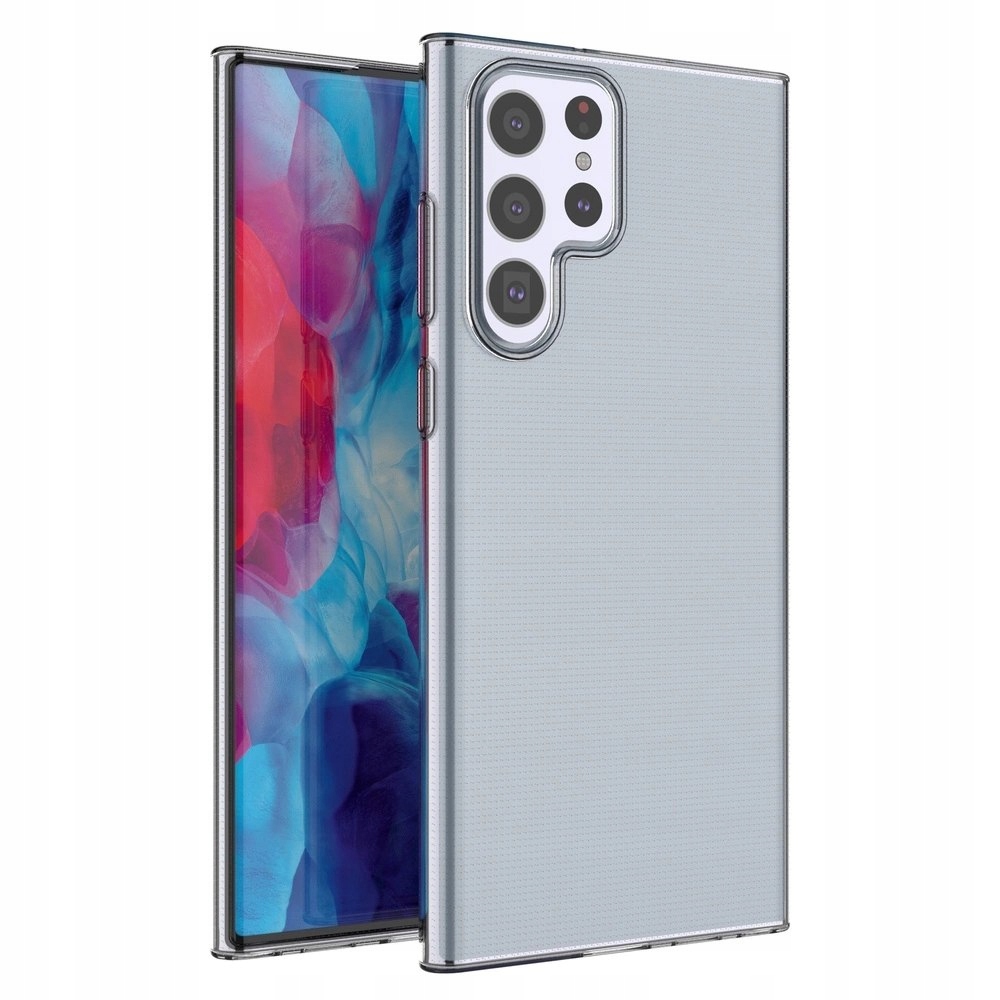 Żelowy pokrowiec etui Ultra Clear 0.5mm do Samsung Galaxy S22 Ultra przezro