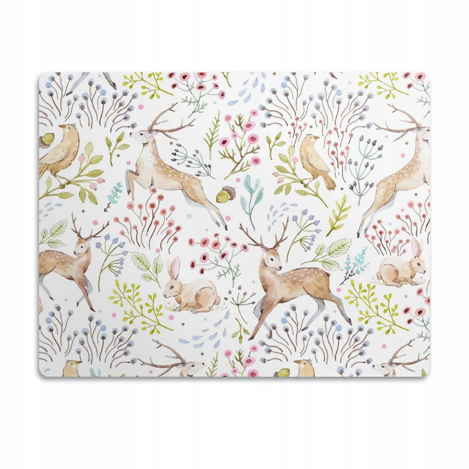 Levně Podložka pod misku pro kočky Lesní zvířátka 90x60 cm