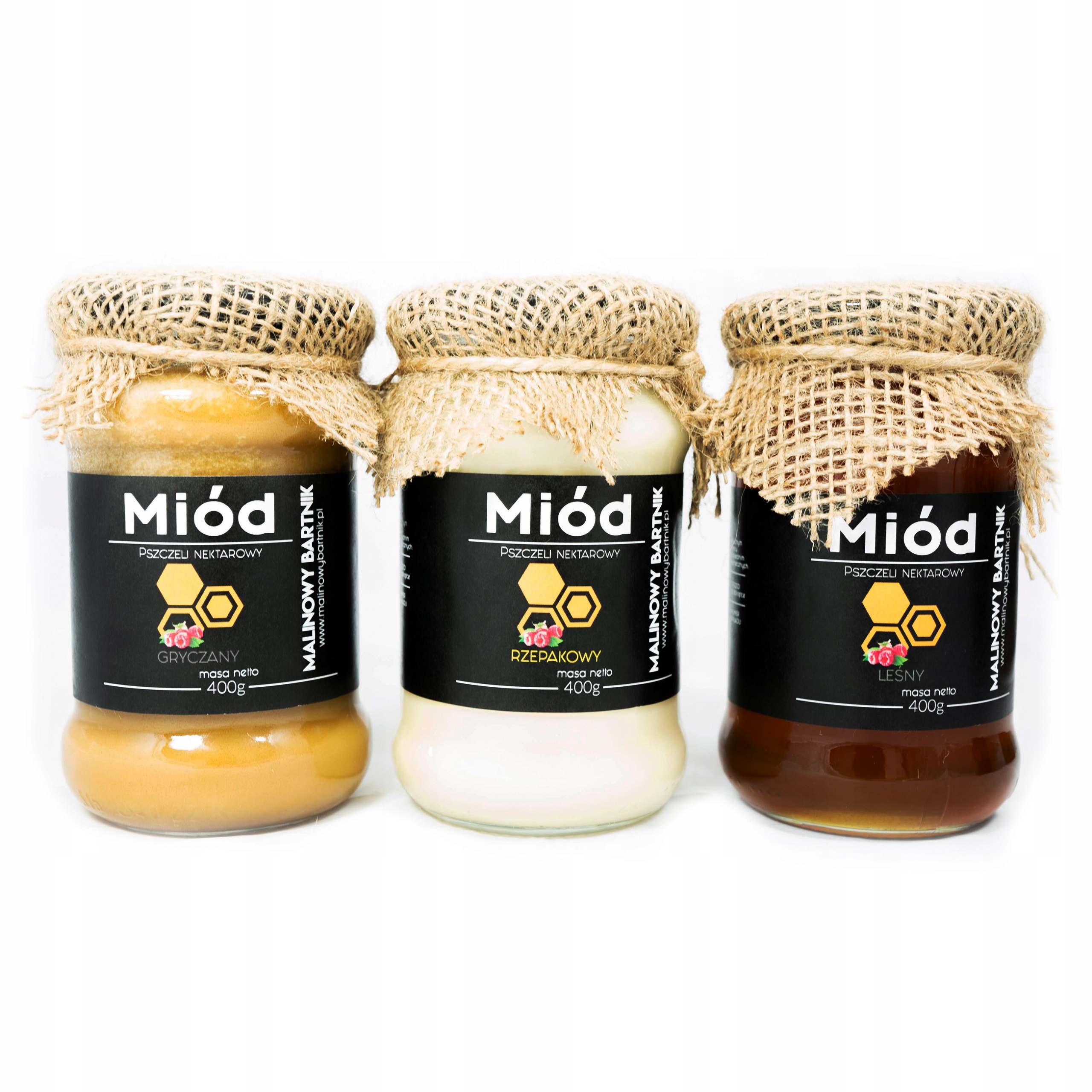 Levně Sada Medů Pohanka, Řepka, Lesní 3 x 400 g Sklizeň 2025
