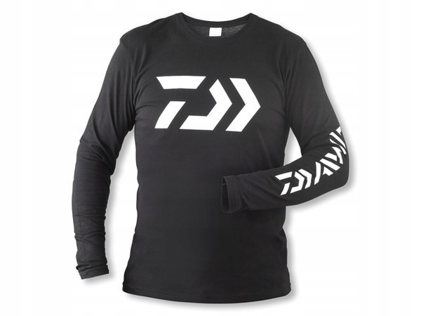 Mikina s dlouhým rukávem Daiwa D-vec Black r.XXL
