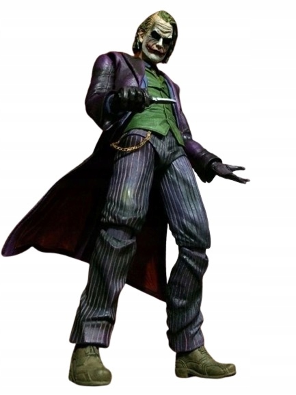 Pohyblivá figurka Joker Heath Ledger 26 cm akcesoria