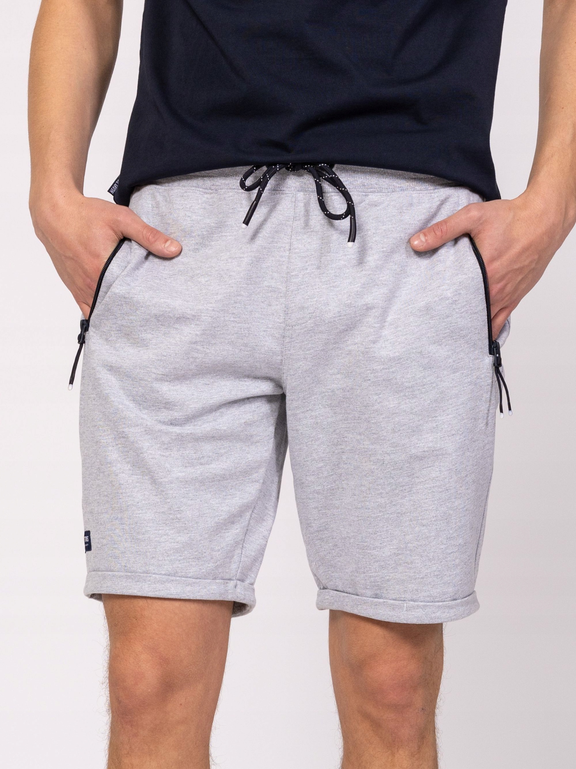 Heavy Tools Pánské Krátké Kraťasy Teplákové Šortky ZORDONS25 Šedé Vel. L