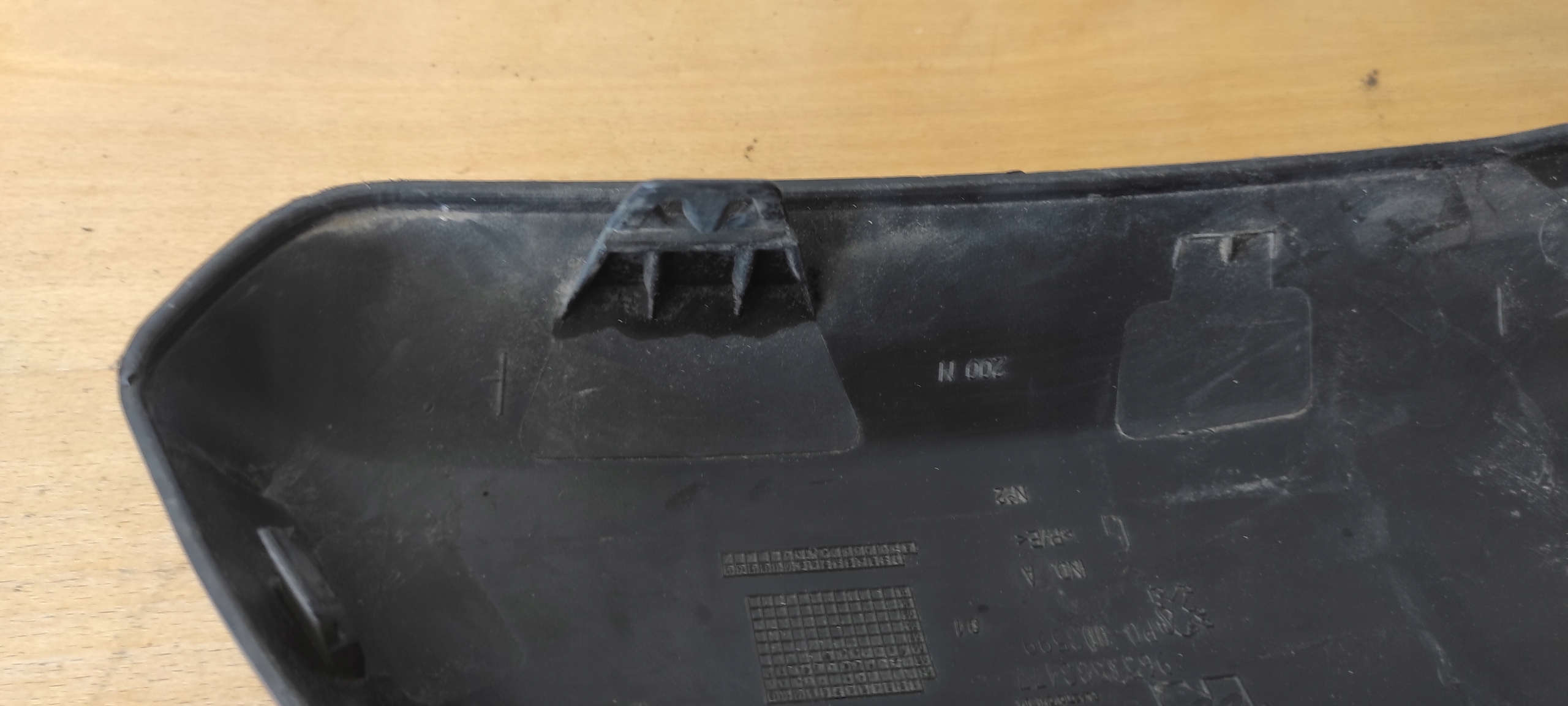 moulding of a bumper front left side Peugeot 307 9653583477