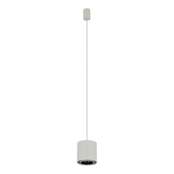 Nowodvorski závěsné stropní svítidlo lustr tuba Point Duo silk grey 11513