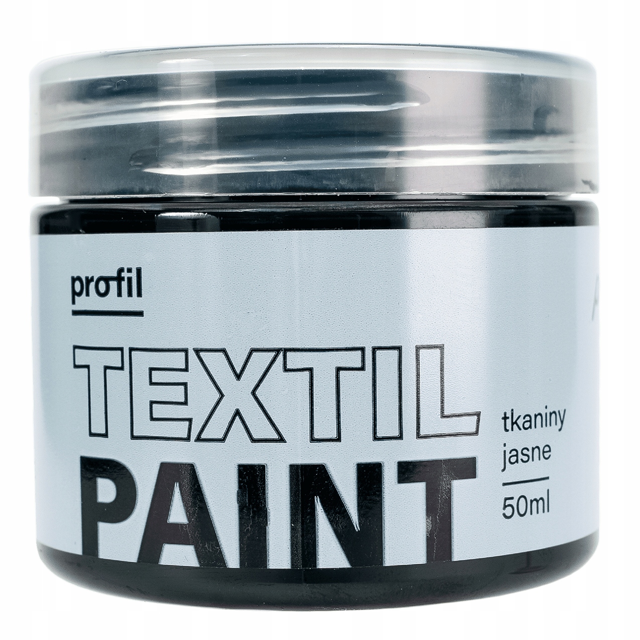 

Farba do tkanin jasnych Profil 50ml czarny