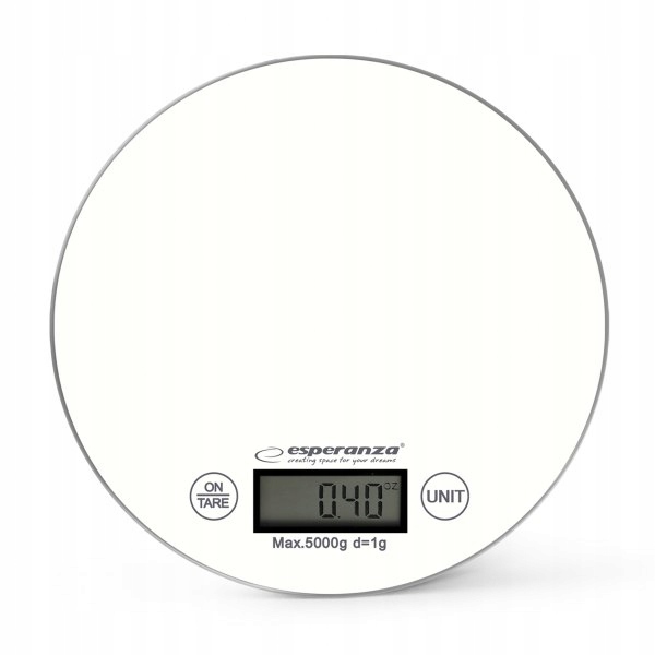 EKS003W Esperanza Waga Kuchenna Mango Biała