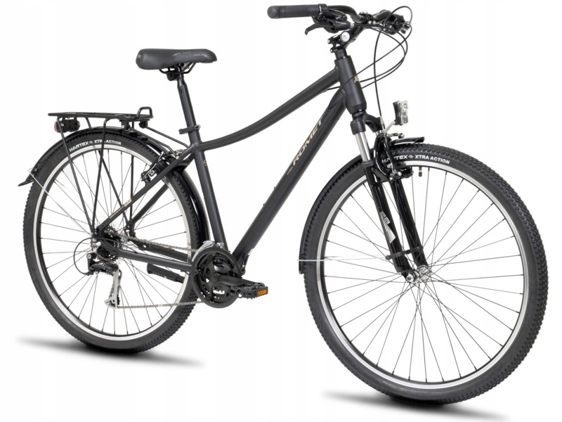 Rower trekkingowy Romet Wagant Suv L Pv B U18 28 cali Czarny