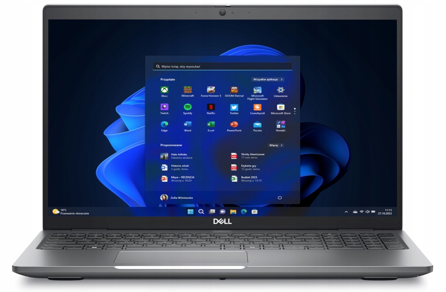 Dell Precision 3591 Ultra 7 165H 512GB Ssd 15,6" Fhd WIN11 Pro Rtx 1000 6GB