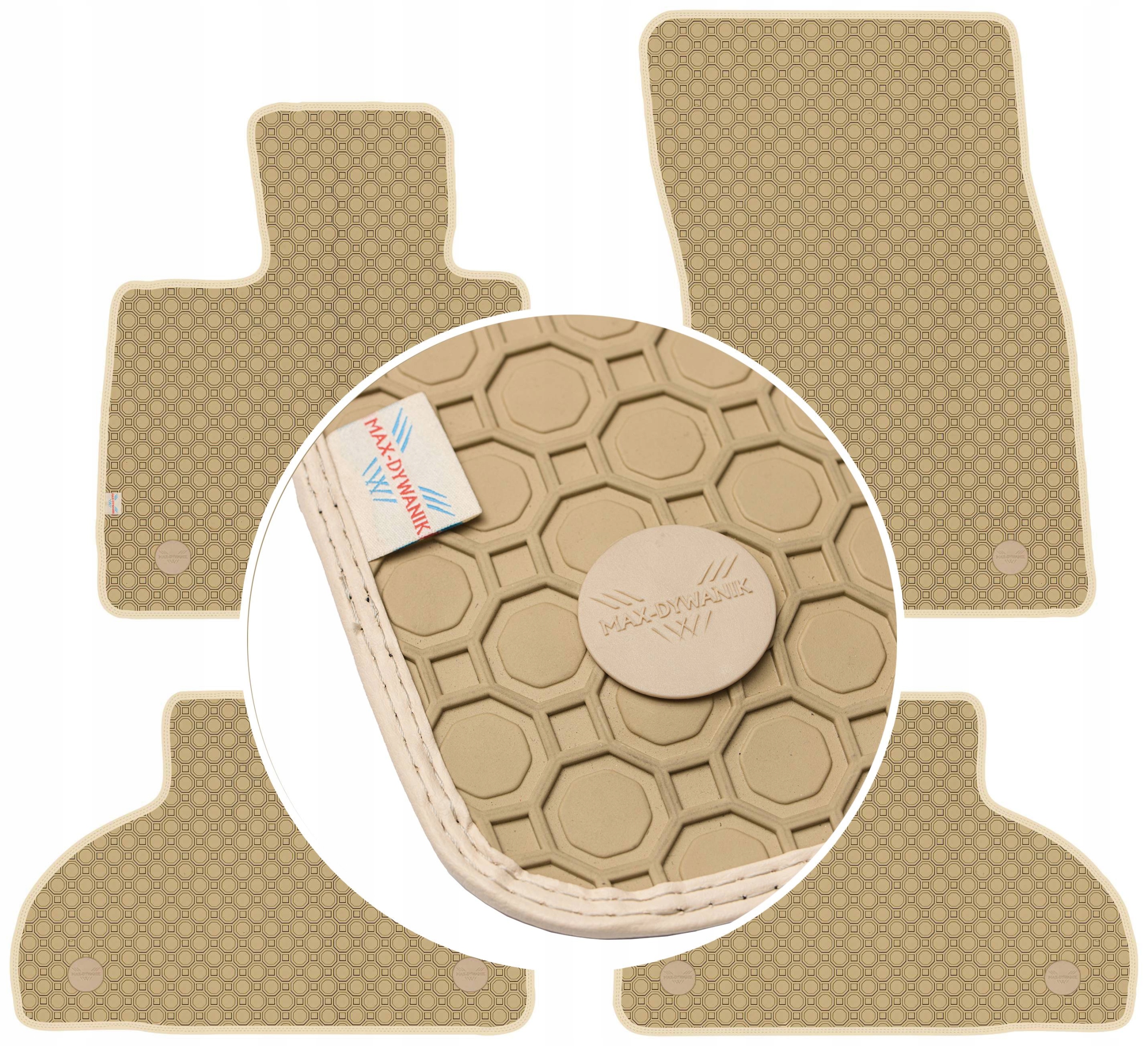 Bmw X6 F16 2014-2019 Koberce Béžové