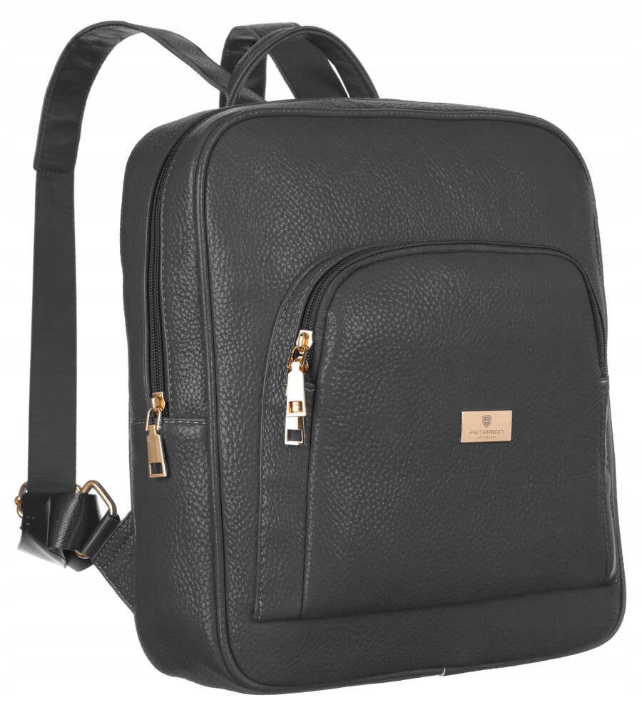 Prostorný batoh z ekologické kůže Peterson