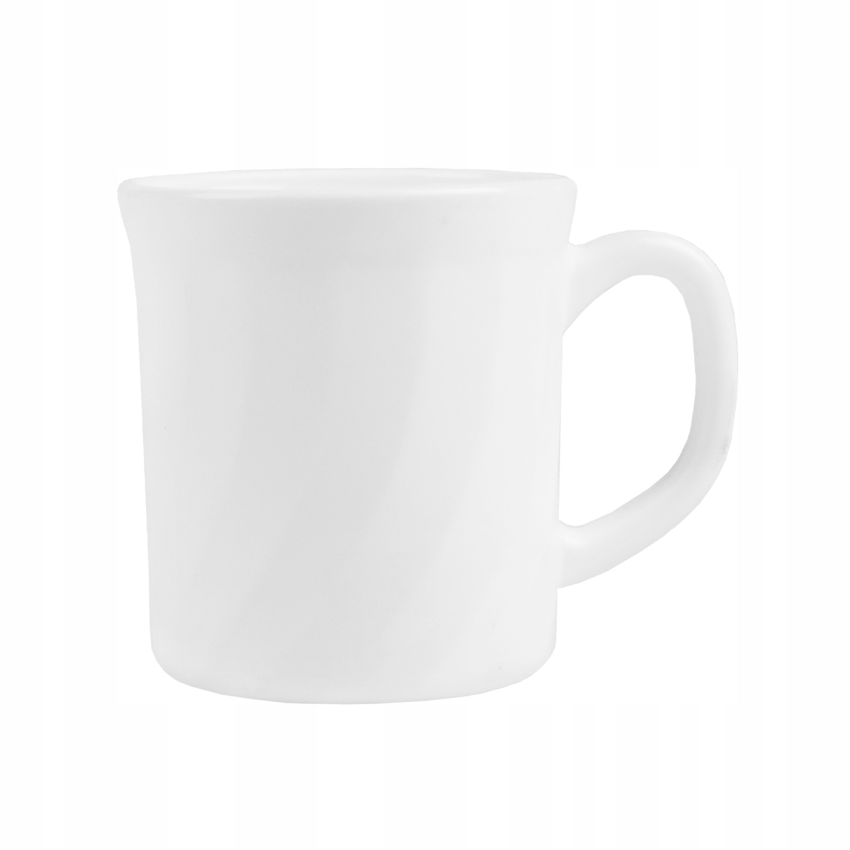 

Kubek Z Uchem 280 ML Szkło Opal Carbo Biały