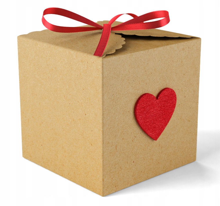 

Pudełko na kubek walentynkowy