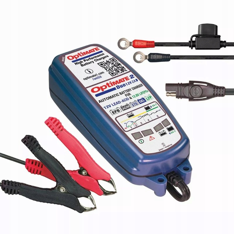 Nabíjačka Akumulátorov 12V Pb Lfp Optimate 2 Tecmate Sae 2A