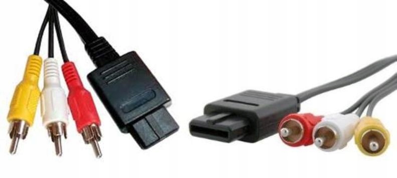 IRIS Kabel przewód TV composite AV 3 x RCA do Nintendo 64 GameCube NGC SNES Typ kabel
