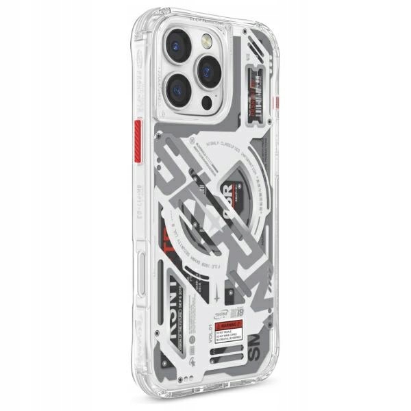 Pouzdro Pro Iphone 16 Pro 6.3" Skinarma Ekhomagnetic Charging Průhledné