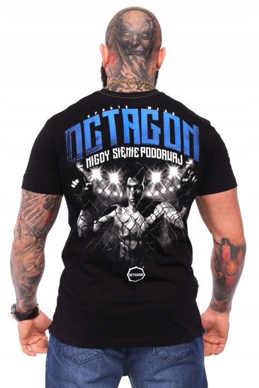 Tričko Octagon Never Give Up XL