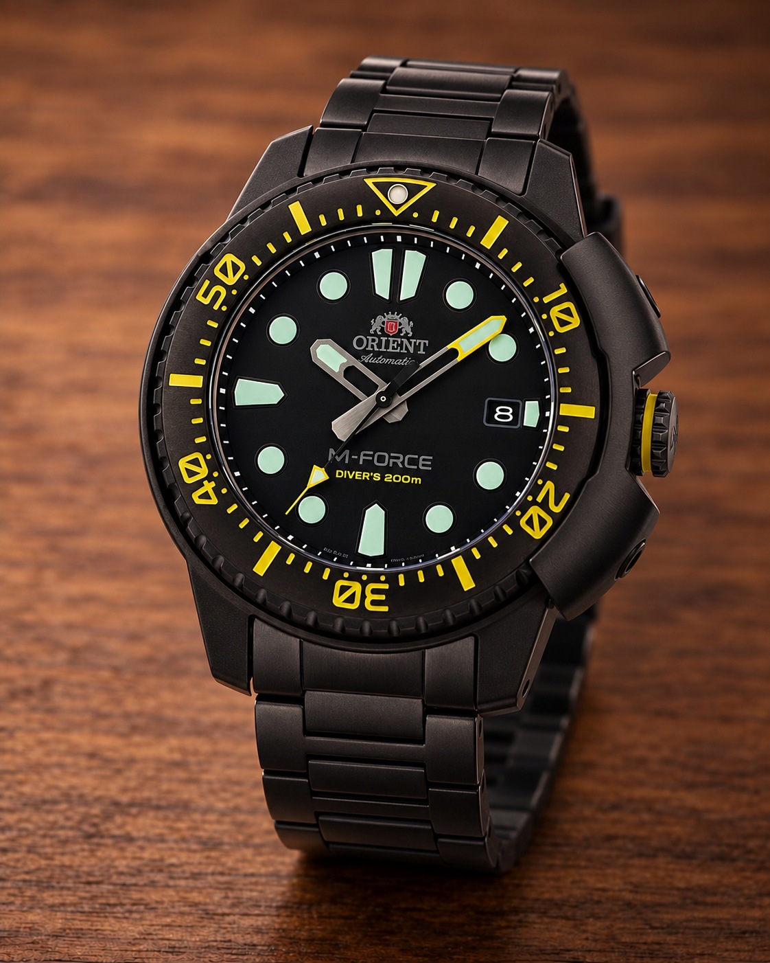 Orient Mechanické sportovní hodinky M-Force RA-AC0L06B00B 45.0mm 20ATM Limited