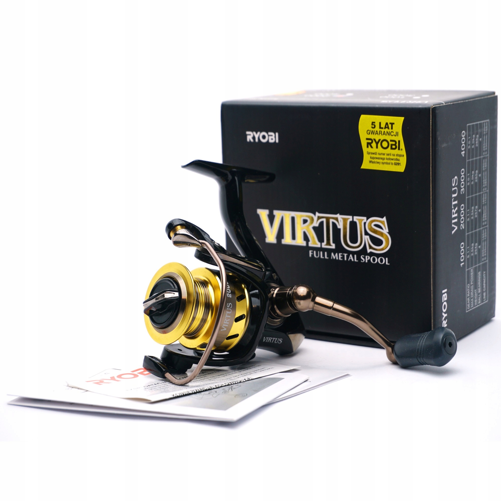 Naviják Ryobi Virtus hliníkový 2000 4BB+Inf.AR