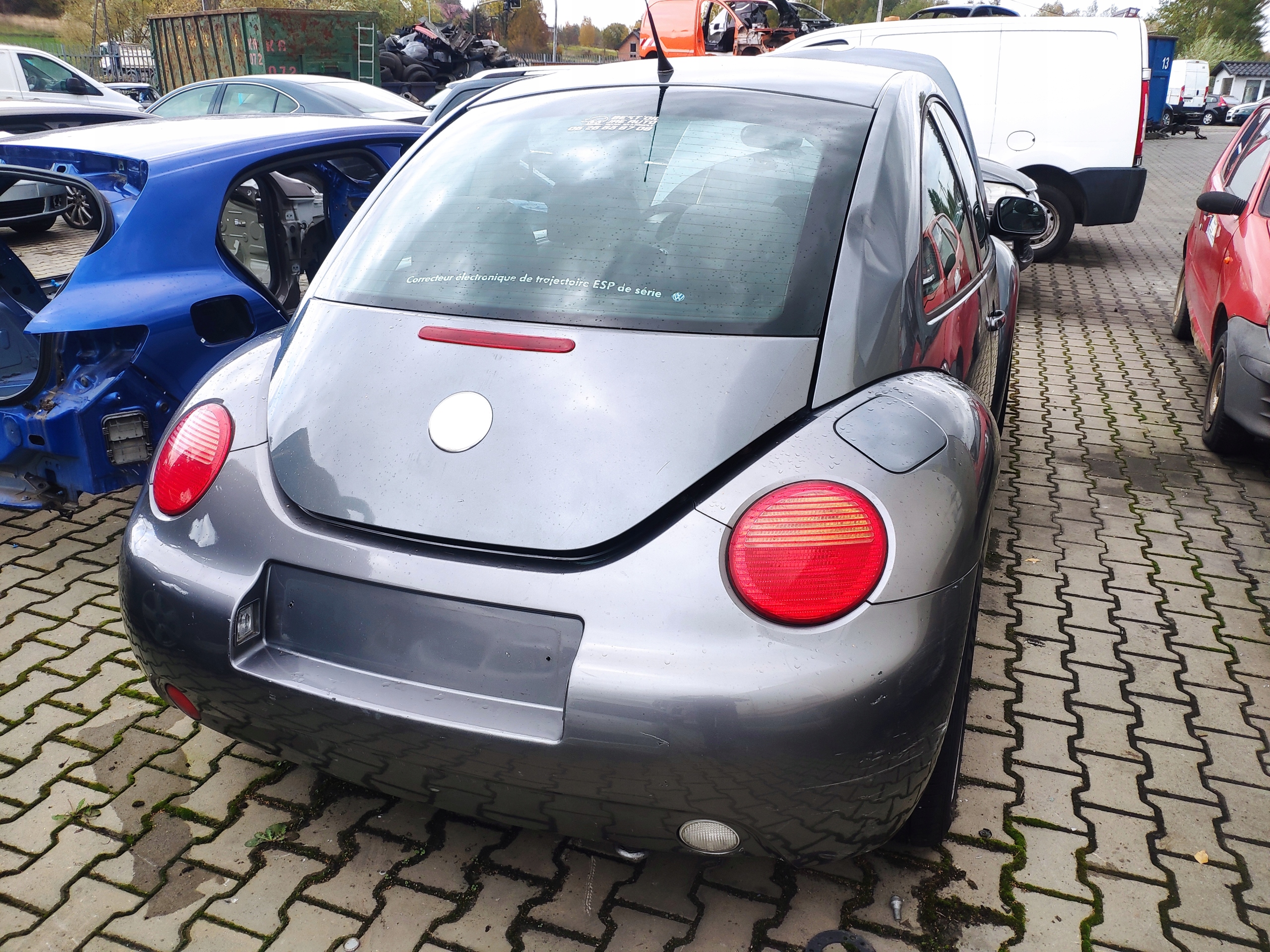 VW NEW BEETLE 1C trunk door boot window rear part LD7X