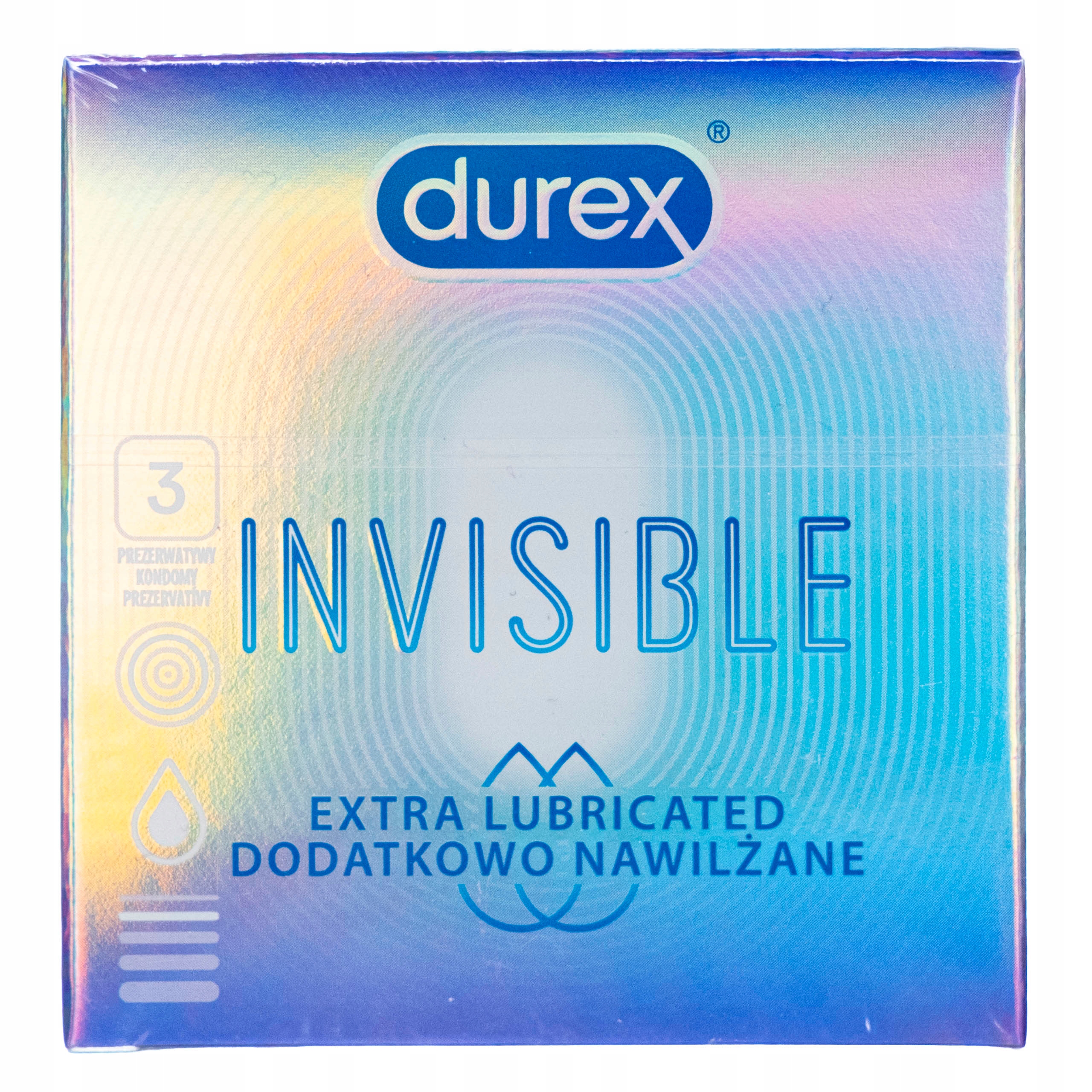 

Prezerwatywy Durex Invisible Nawilżone 3SZT