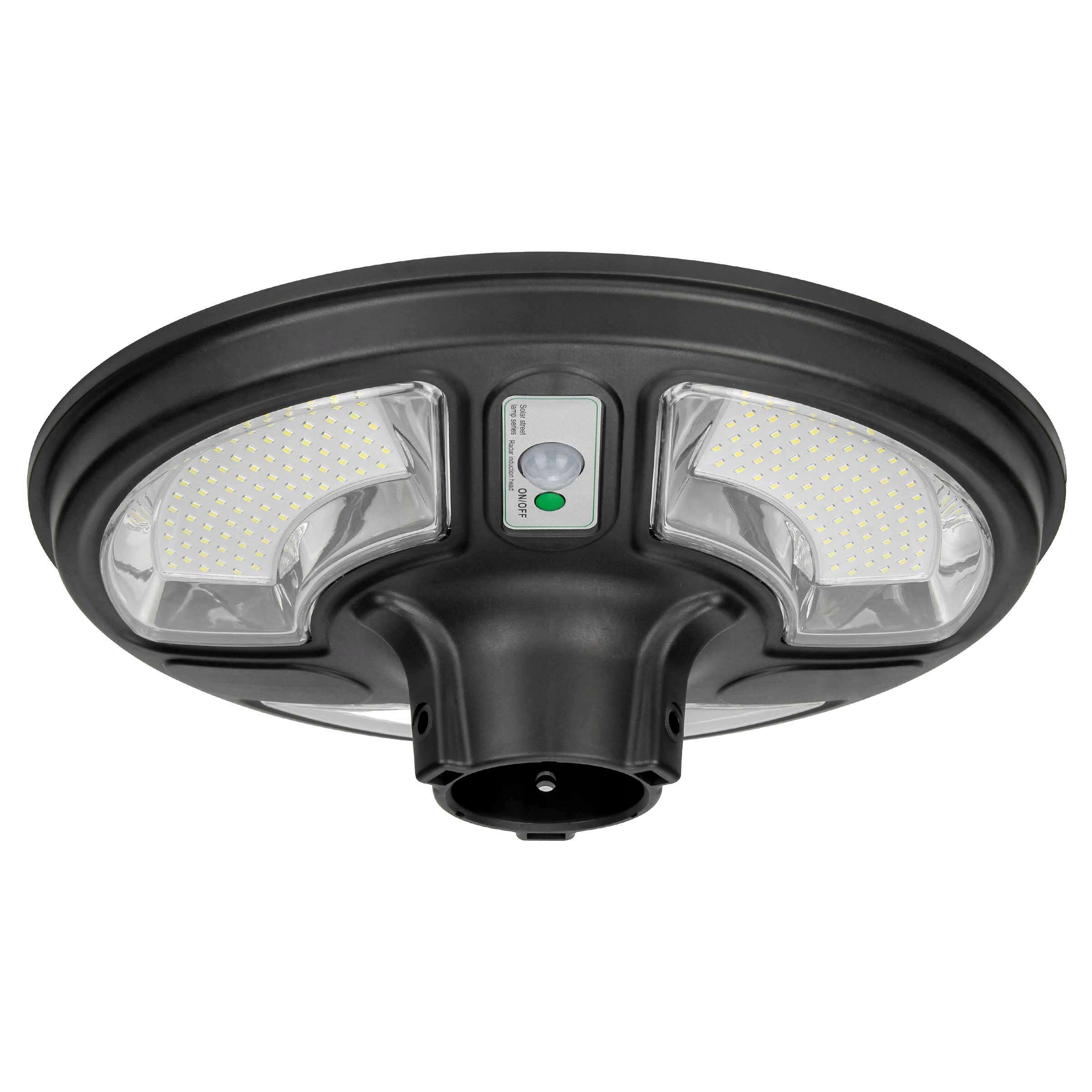 Solární parková lampa SolarPark Eco 12W 2160 lm 24W Pv panel 25Ah černá