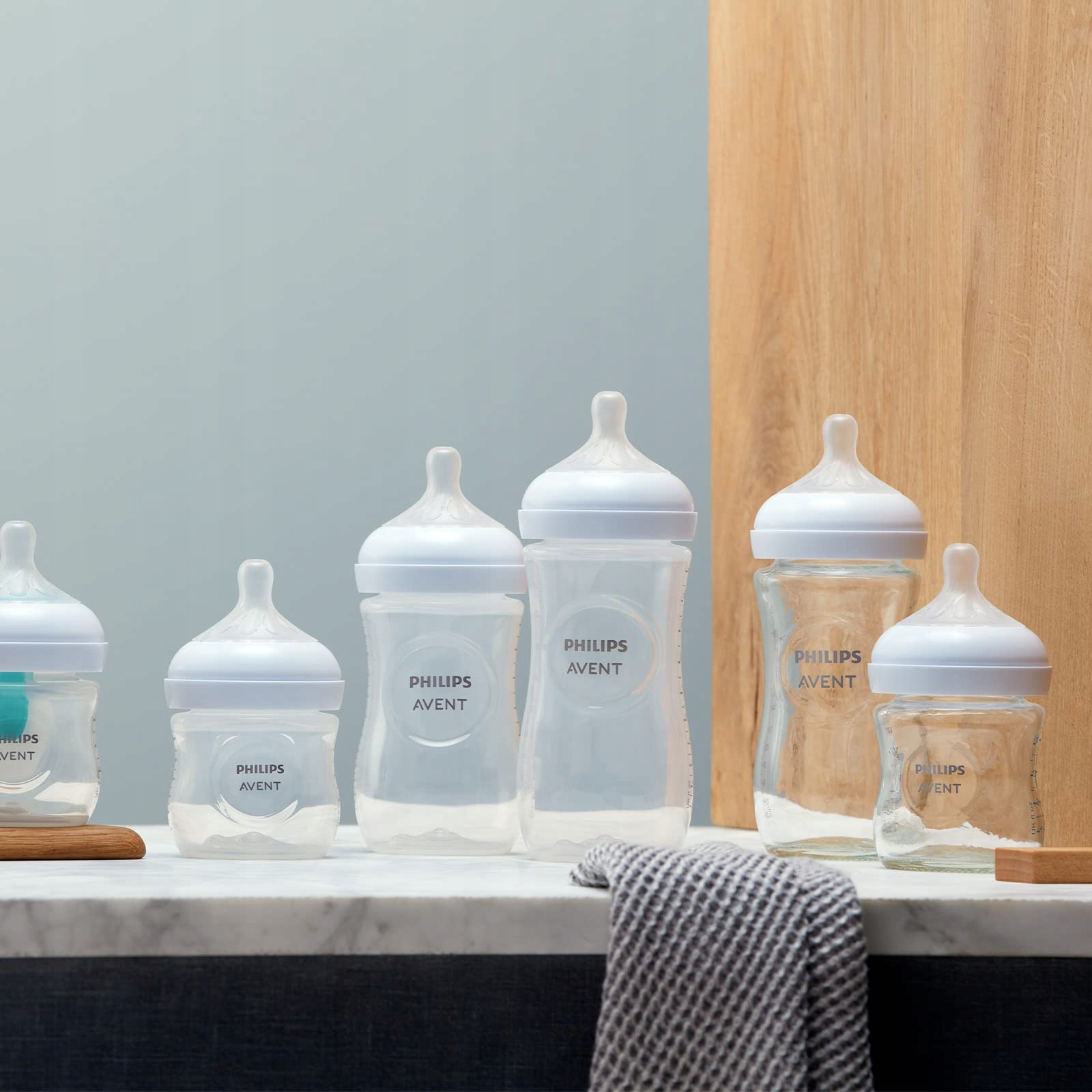 PHILIPS AVENT Szklane Butelki 240ml 2 Szt. BPA Free — miniatura 7