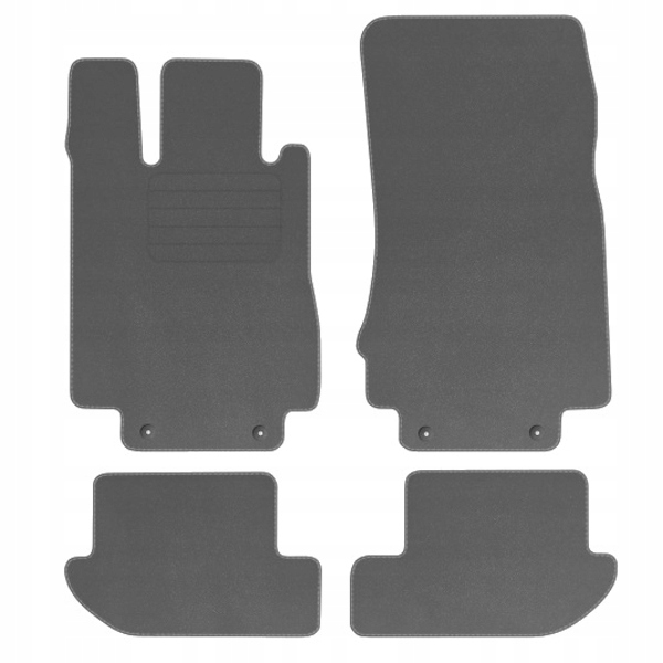 MERCEDES CL C215 W215 велюр комфорт килимки сірий