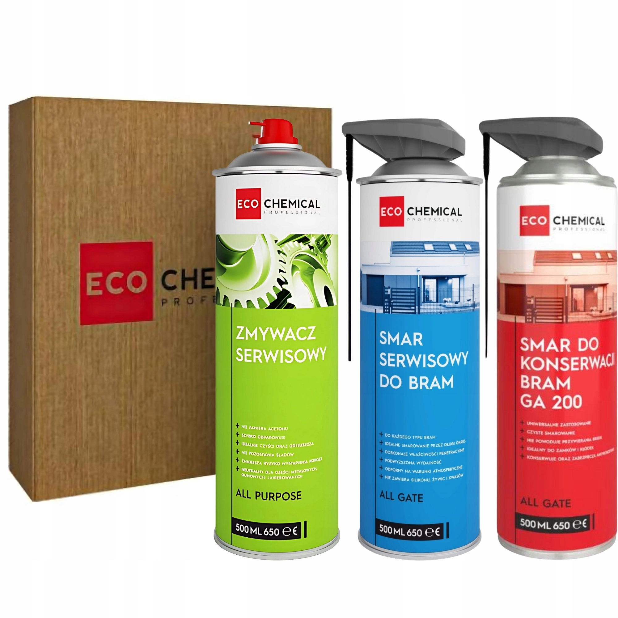 Smar Serwisowy do Bram Garażowych Zmywacz Ecochemical Zestaw do Bram Maxi