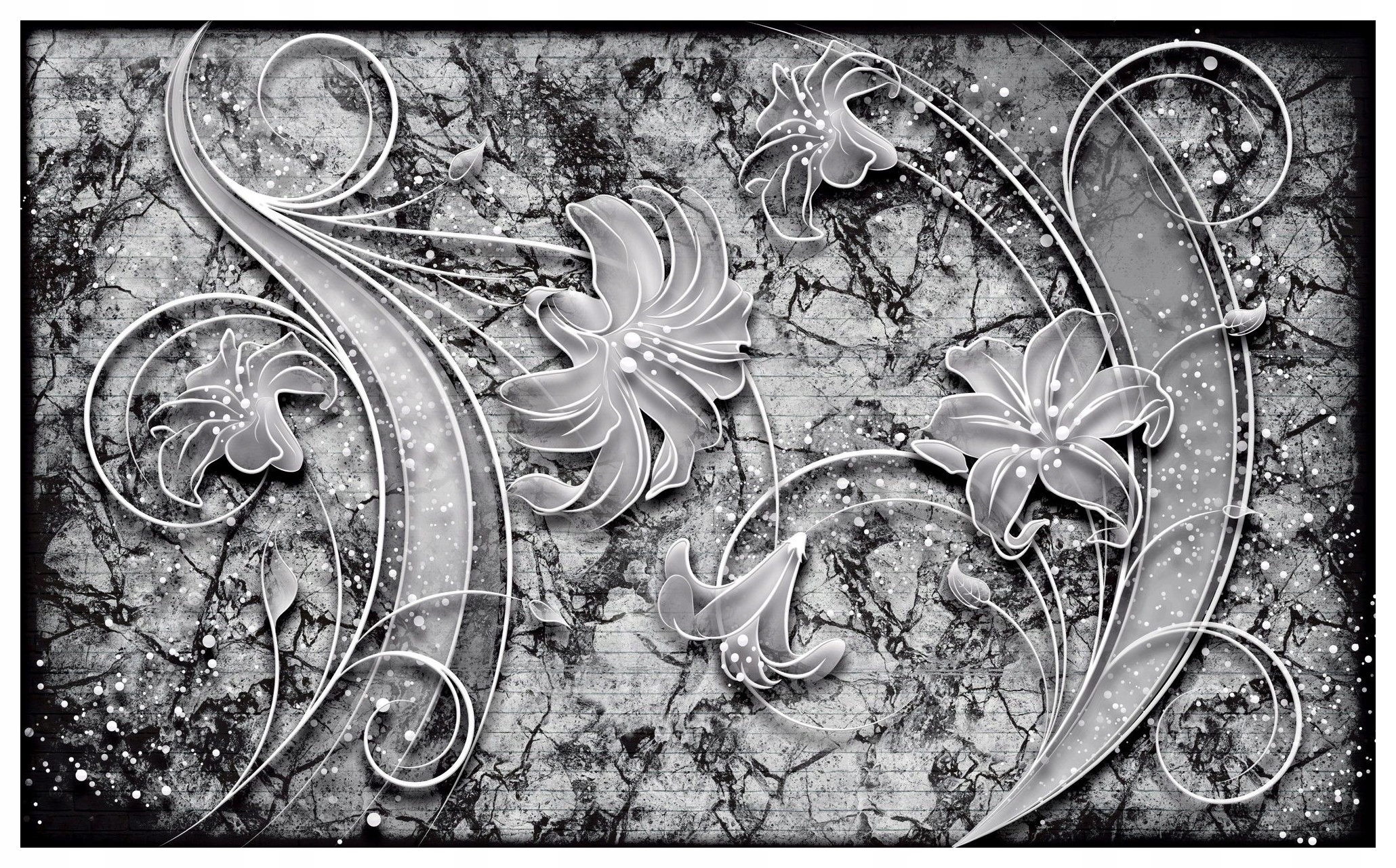 Fototapeta Lilie Abstrakcia Kvety Elegancia Kontrast 300x210 lepidlo