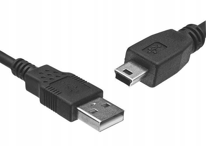 

Przewód Kabel Usb A - mini Usb 1.0m wtyk - wtyk
