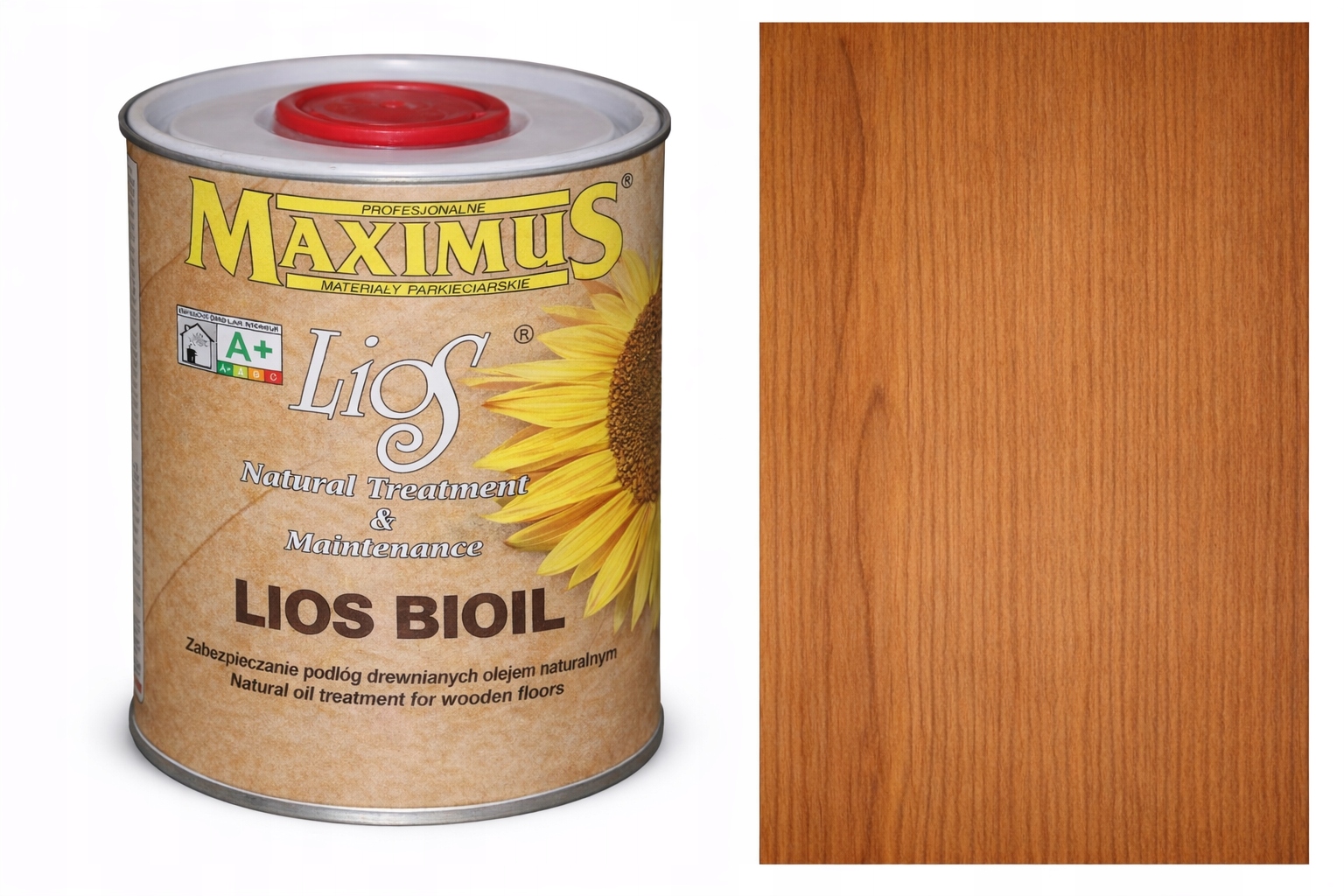 Maximus Lios Bioil Autunno Rudy 1L barvicí olej na dřevo