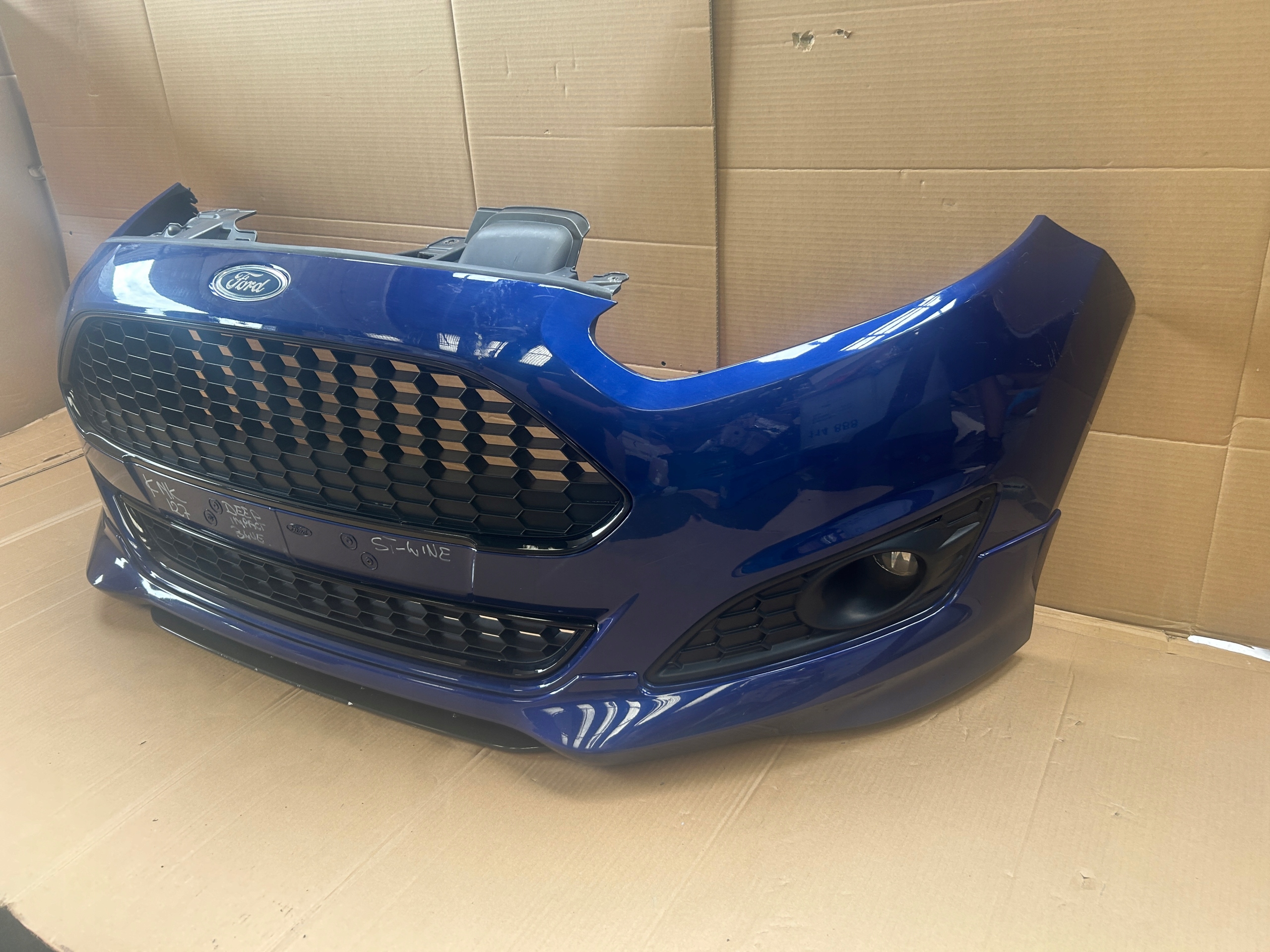 FORD FIESTA MK7 LIFT ST-LINE 2012-2017 bumper front DEEP IMPACT BLUE