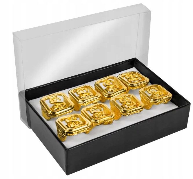 PIERŚCIEŃ DOLAR ZŁOTY SYGNET GANGSTERA PIENIĄDZE Marka Aster Li