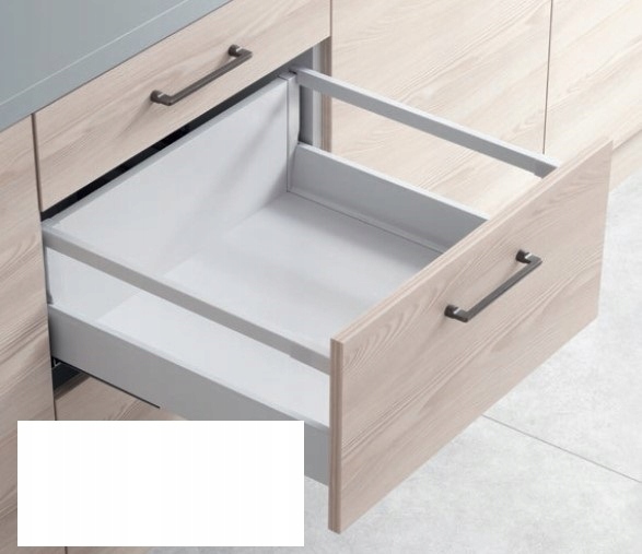 Šuplík Hafele, Matrix S35 VÝŠKA/1reling 350 Bílá