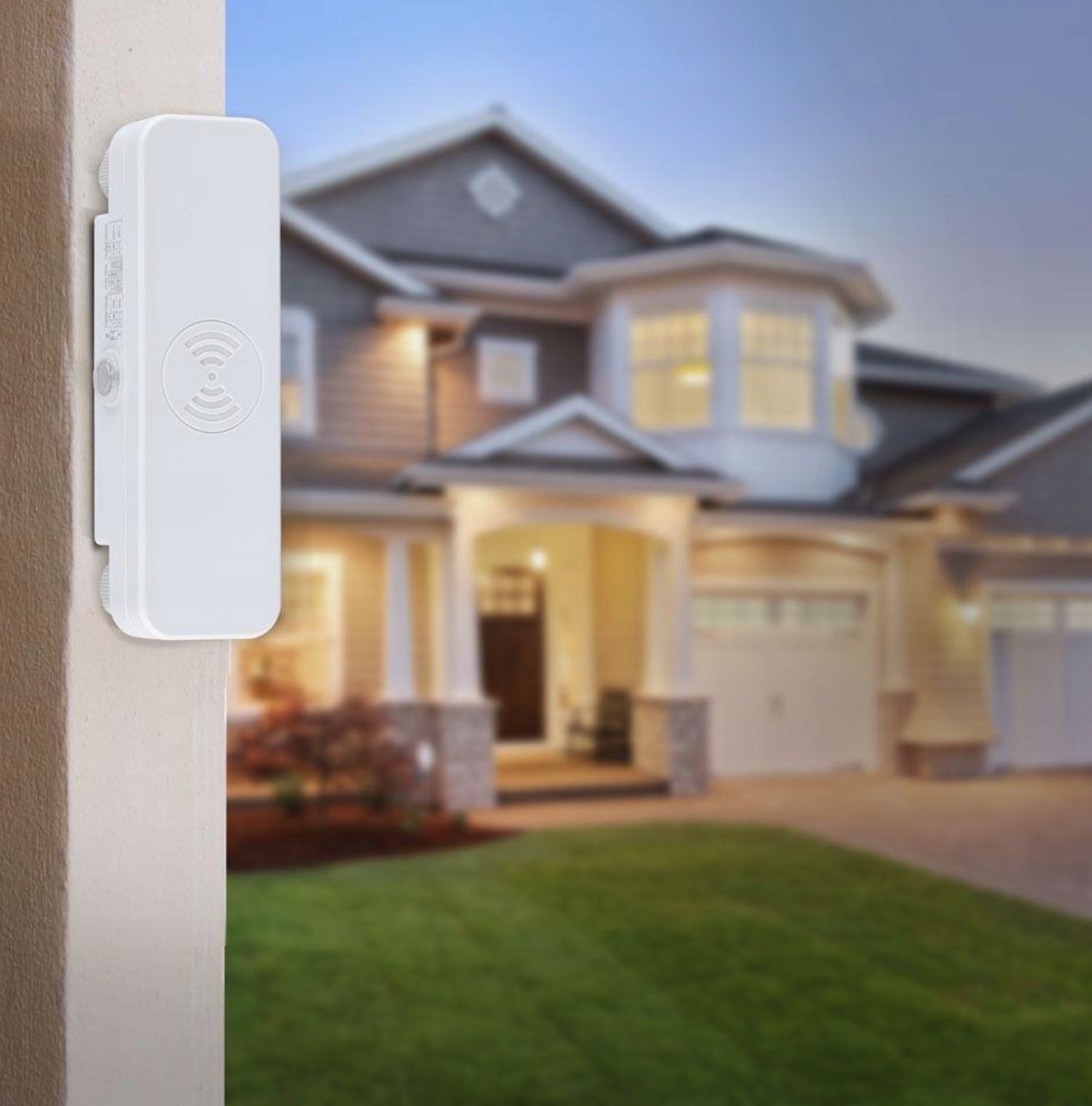 Czujnik ruchu mikrofalowy biały IP65 Typ czujnik