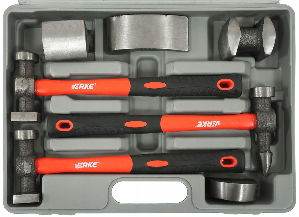 ZESTAW NARZĘDZI MŁOTKÓW BLACHARSKICH MŁOTKI B Marka inna