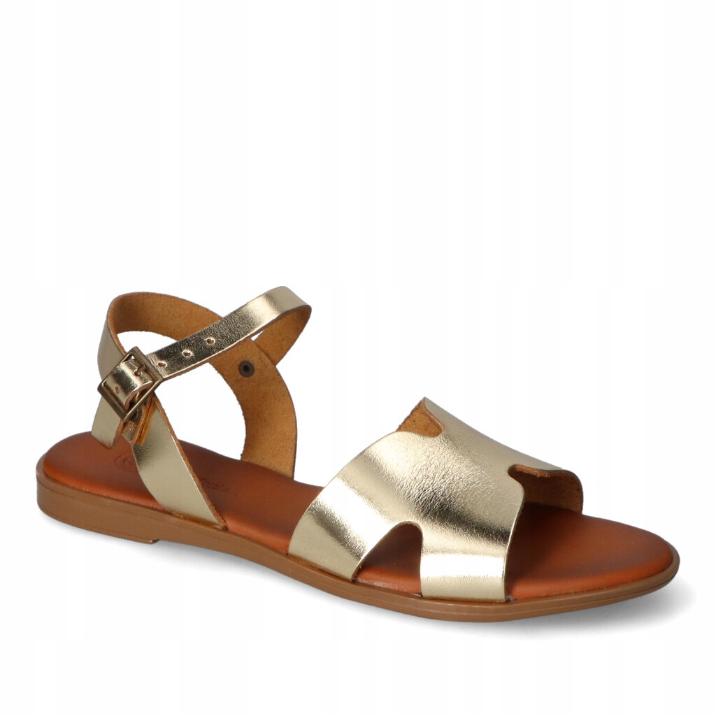 Sandály Cambell 25-64302GD Zlaté 37