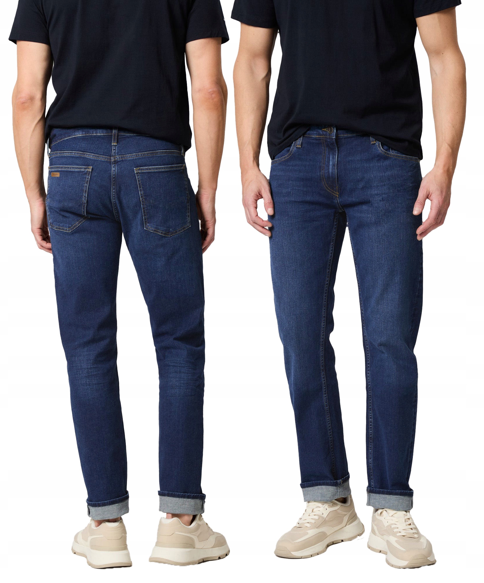 Pánské kalhoty Jeans Texasy Džíny Jednoduchá Nohavice Námořnická Modrá Hunter 211/1 44/32