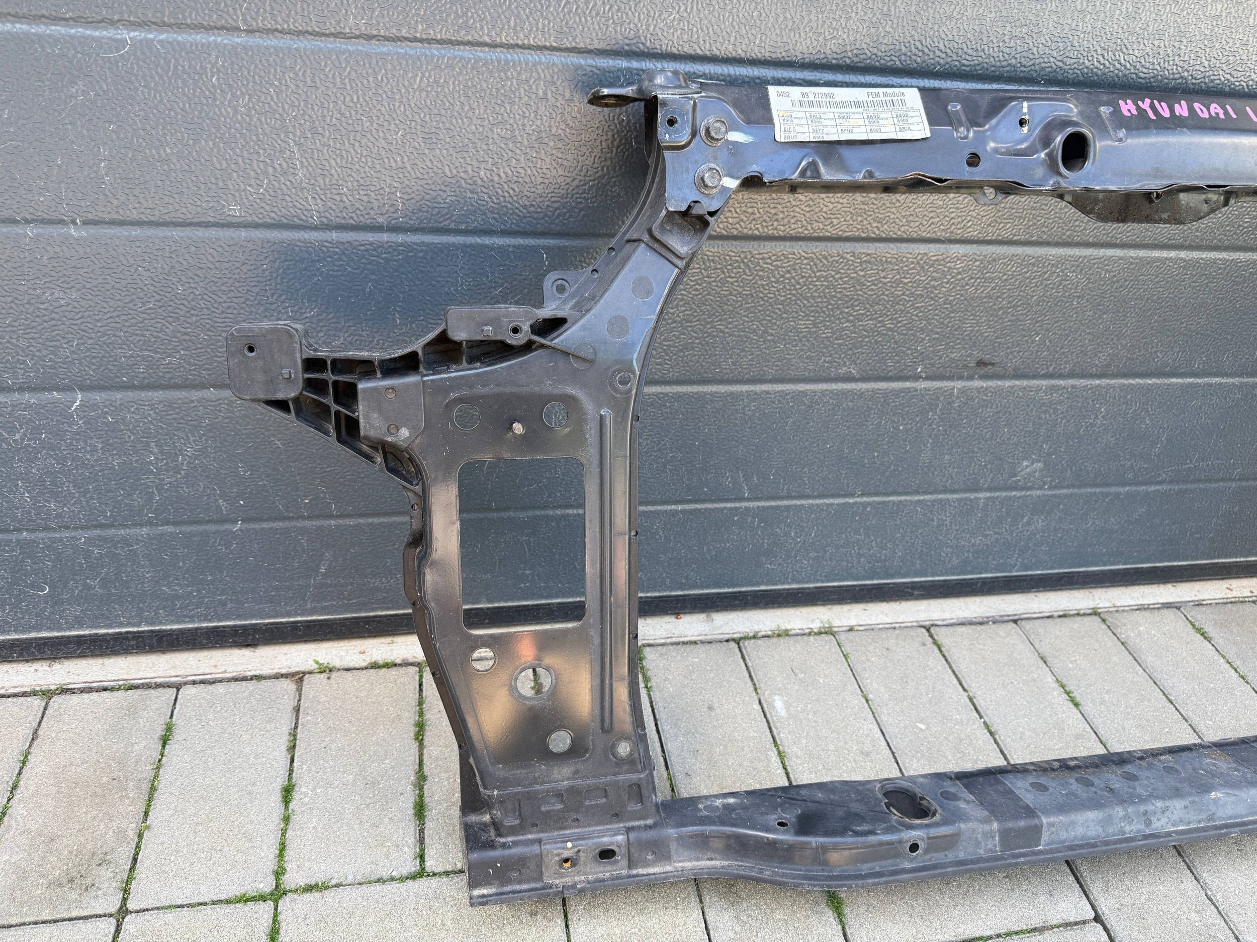 Hyundai I10 2 II 13- bar, wall front front