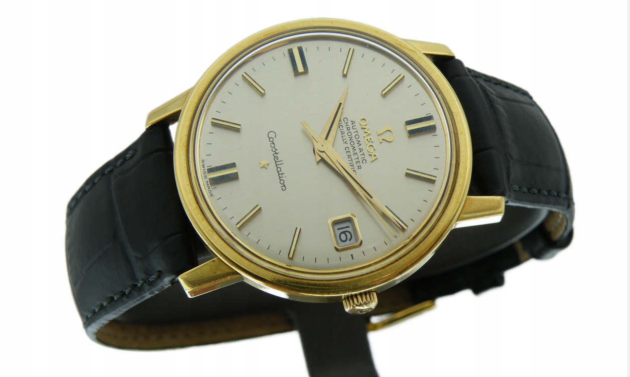 Omega Constellation Chronometer Date Gold 18k/750